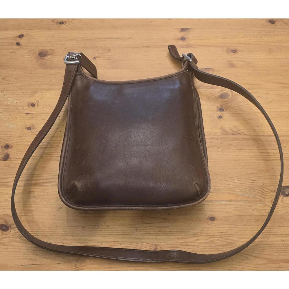 Vintage Coach Leather Hippie Flap Saddle Bag 9135 - Picture 8 of 9
